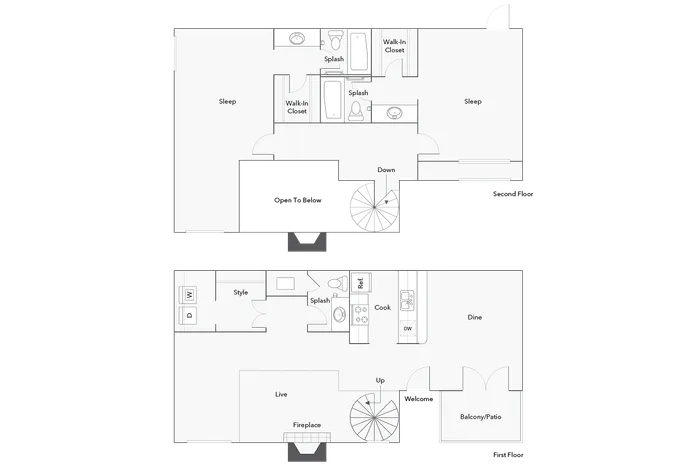 Charlotte | 2-Bedroom Floorplan