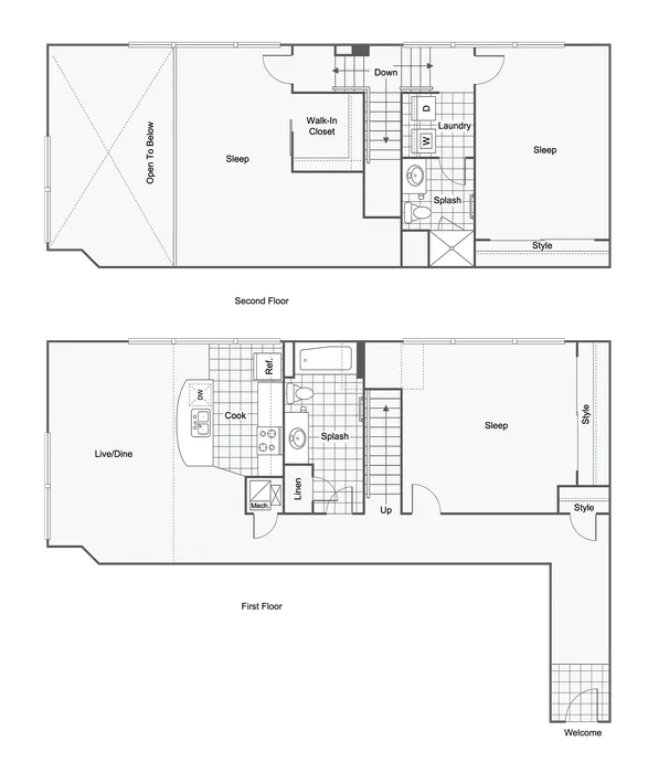 Manhattan LURA | 3-Bedroom Floorplan