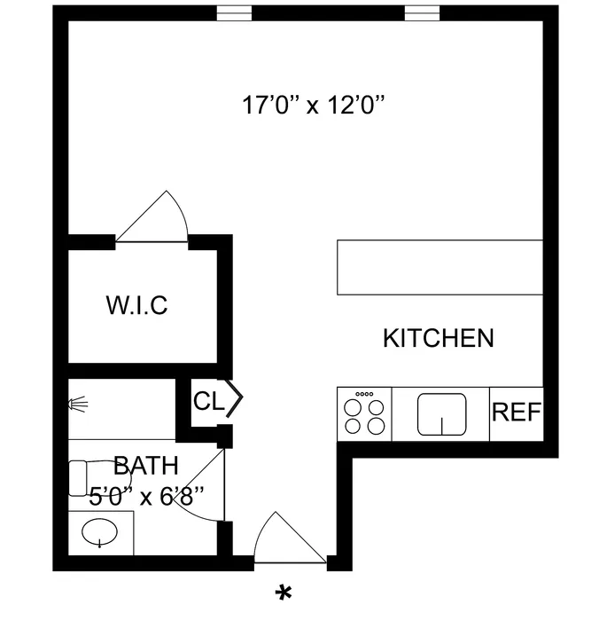 Studio Floorplan