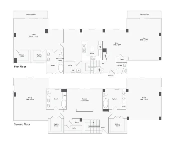 Dunbar | 3-Bedroom Floorplan