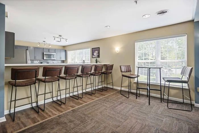 Clubroom at Barrington Place Apartments in Madison, Wisconsin designed for resident gatherings and everyday comfort.