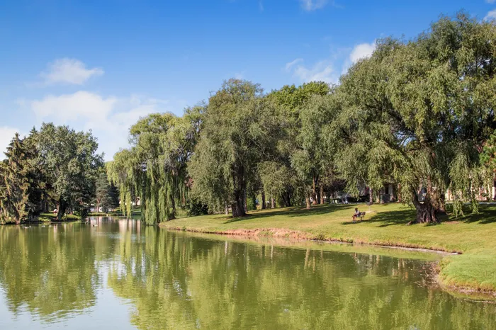 Additional view of the private pond at Arbor Lakes Apartments in Middleton, Wisconsin.