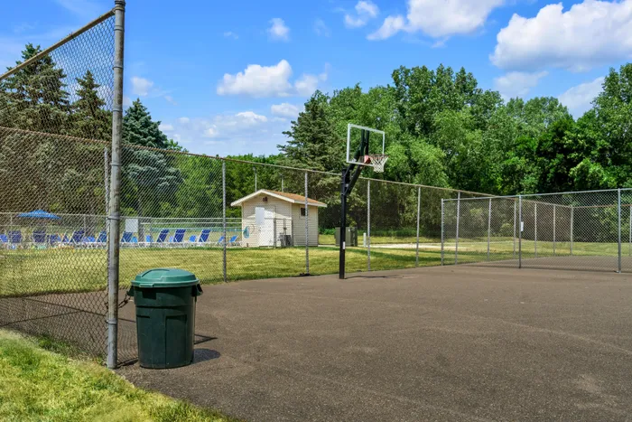 Basketball court at Arbor Lakes Apartments in Middleton, Wisconsin, offering on-site recreational space.