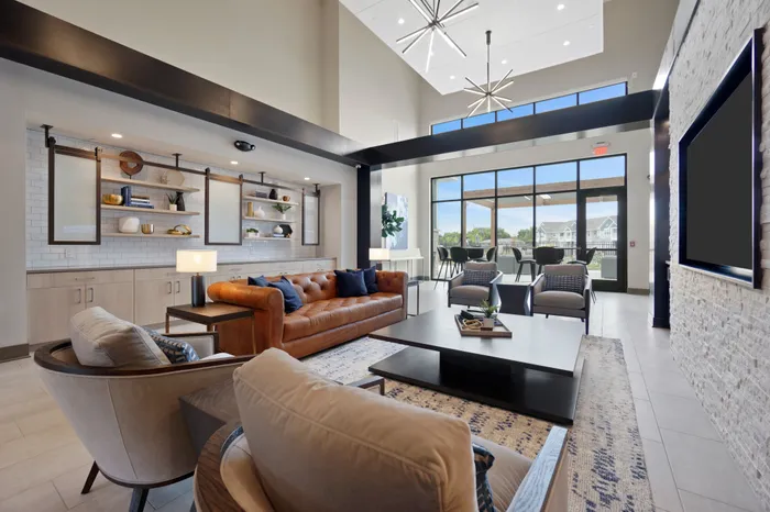 Seasons at River View Apartments in Pleasant Prairie, Wisconsin. Luxury, condo style, studio, 1 bedroom, 2 bedroom, and 3 bedroom apartments, with private garages and entries.
