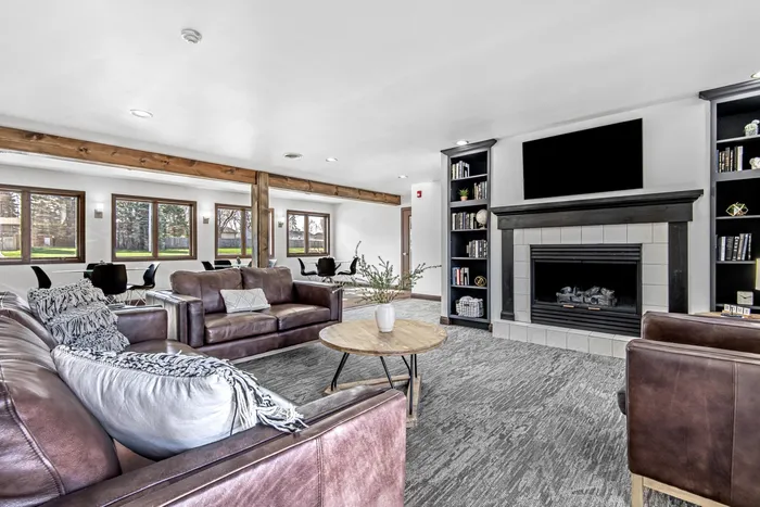 Clubhouse at Creekwood Apartments in Green Bay, Wisconsin designed for resident gatherings and everyday use.