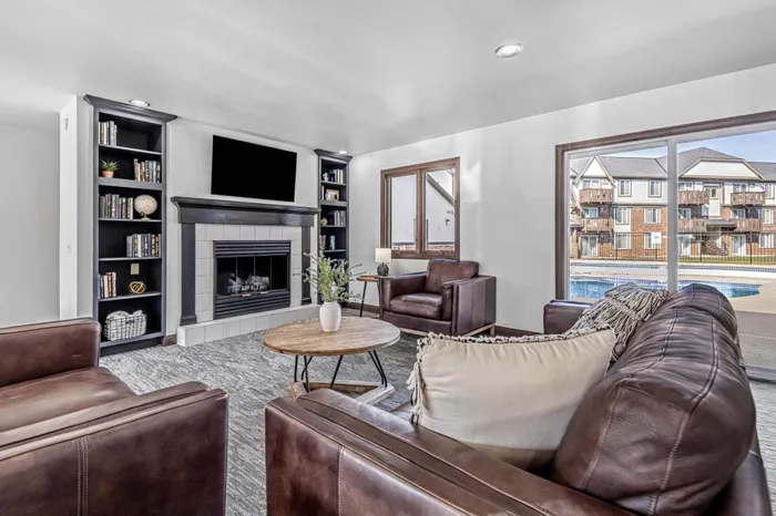 Clubhouse at Creekwood Apartments in Green Bay, Wisconsin designed for resident gatherings and everyday use.