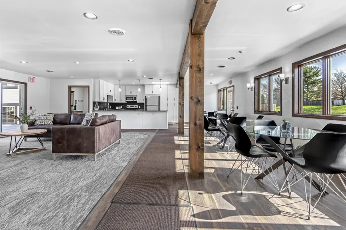 Clubhouse at Creekwood Apartments in Green Bay, Wisconsin designed for resident gatherings and everyday use.