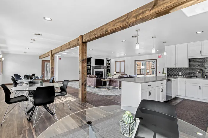 Clubhouse at Creekwood Apartments in Green Bay, Wisconsin designed for resident gatherings and everyday use.