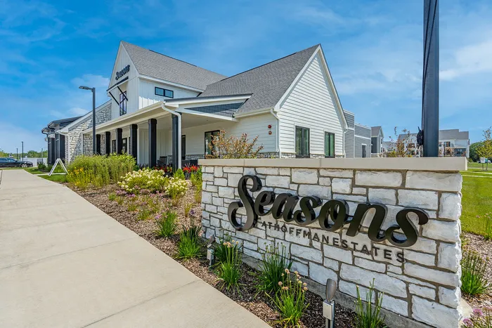 Seasons at Hoffman Estates Apartments in Hoffman Estates, Illinois. Luxury, condo style, studio, 1 bedroom, 2 bedroom, and 3 bedroom apartments, with private entry and garage options and in-unit laundry
