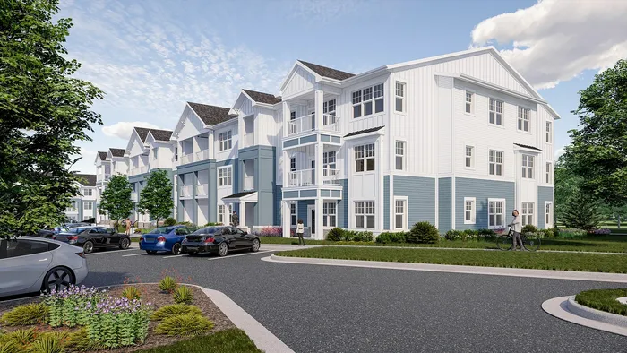 Echelon at Charlotte Apartments in Charlotte, North Carolina. Luxury, condo style, studio, 1 bedroom, 2 bedroom, and 3 bedroom apartments, with private entries.