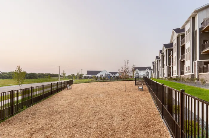 On-site dog park at Apex at Verona offering open space for pets in Verona, WI.