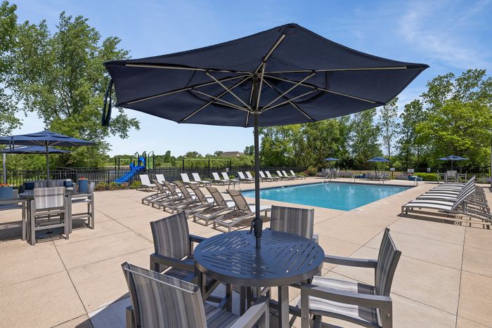 Sundeck at Saddlebrook Apartments in Pewaukee, Wisconsin.