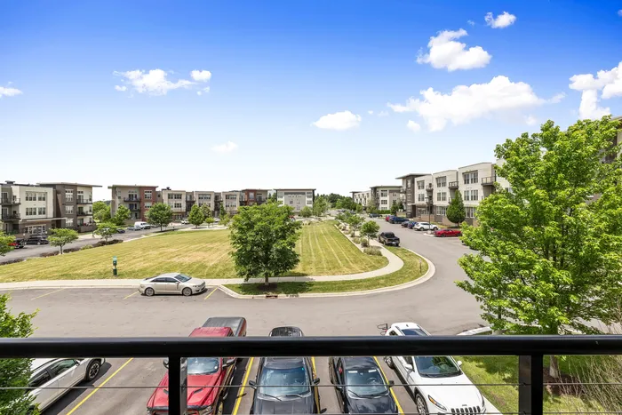 Balcony at 50Twenty Apartments in Madison, Wisconsin.