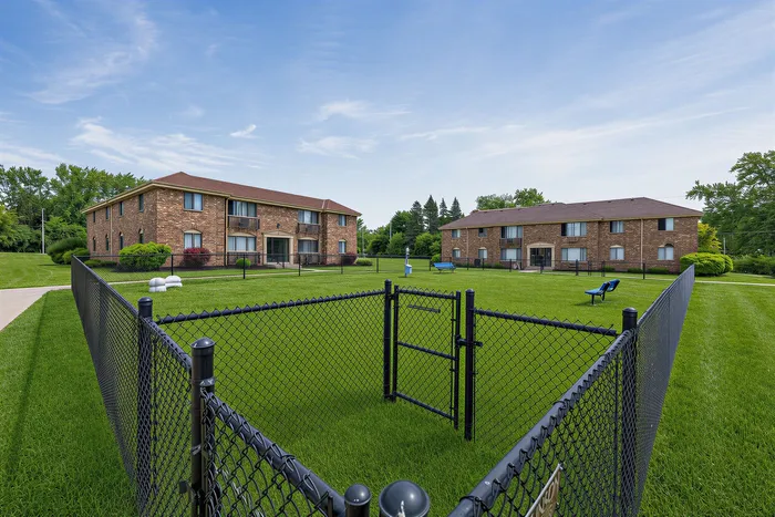 Dog park at Stone Point Apartments in Menomonee Falls, WI