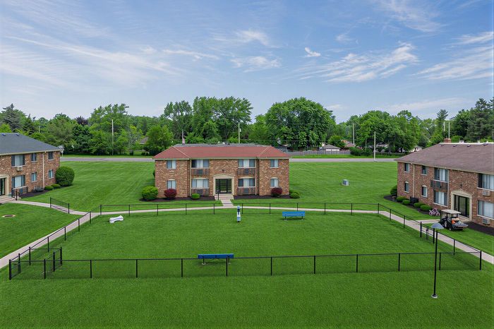 Pet-friendly dog park at Stone Point Apartments in Menomonee Falls, WI