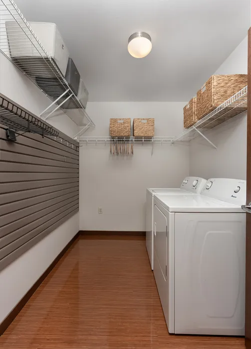 In-unit washer and dryer at Domain Apartments in Downtown Madison, Wisconsin for everyday convenience.