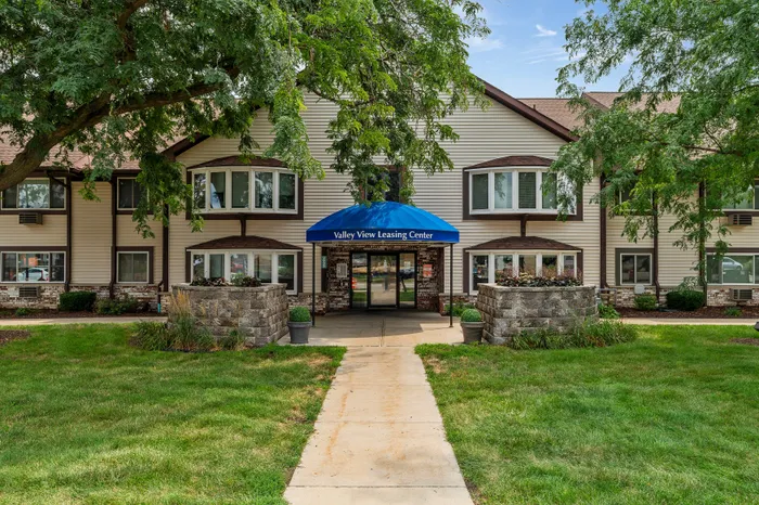 Leasing office at Valley View Apartments.