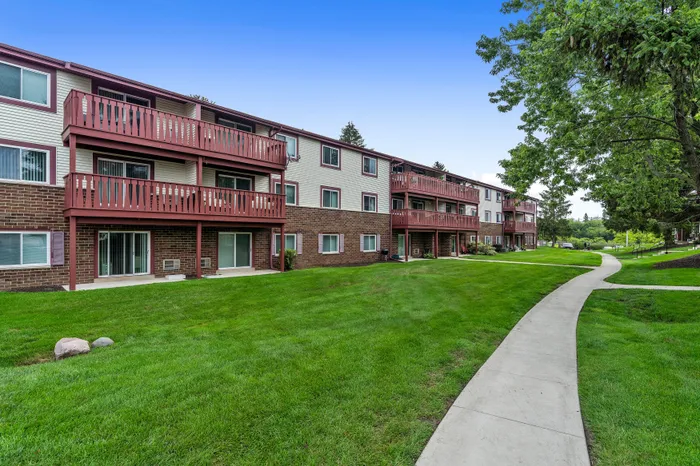 Ridge View Apartments building exterior and surrounding property.