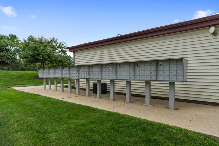 Resident mailboxes at Ridge View Apartments.