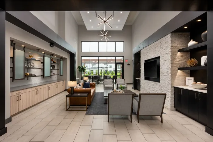 Clubhouse at Seasons at North Aurora Apartments.