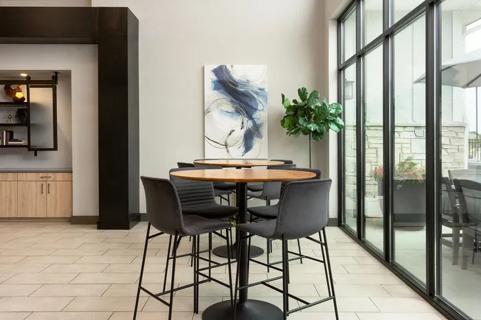 Clubhouse at Seasons at North Aurora Apartments.