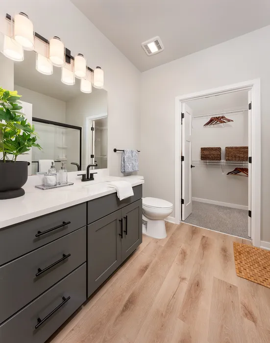 Seasons at Spring Street apartment bathroom