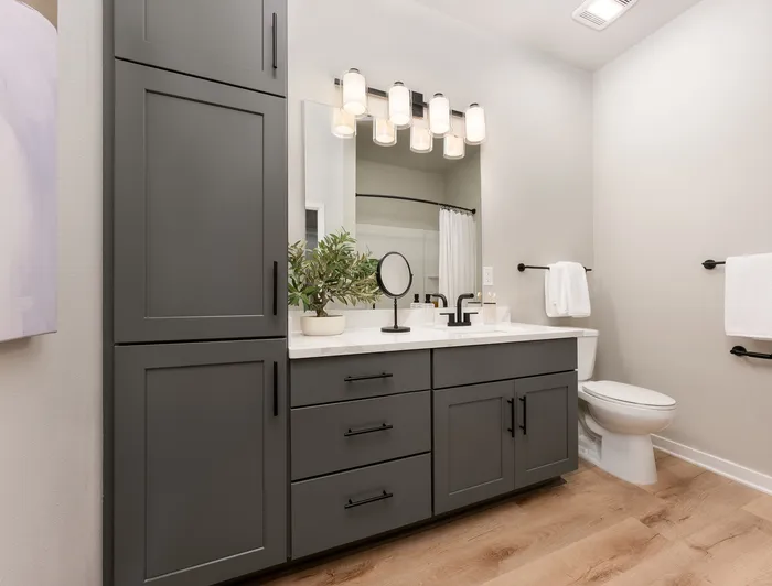 Seasons at Spring Street apartment bathroom