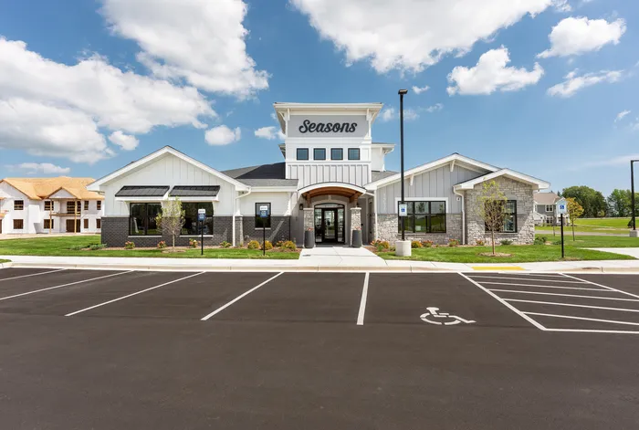 Seasons at Spring Street clubhouse exterior