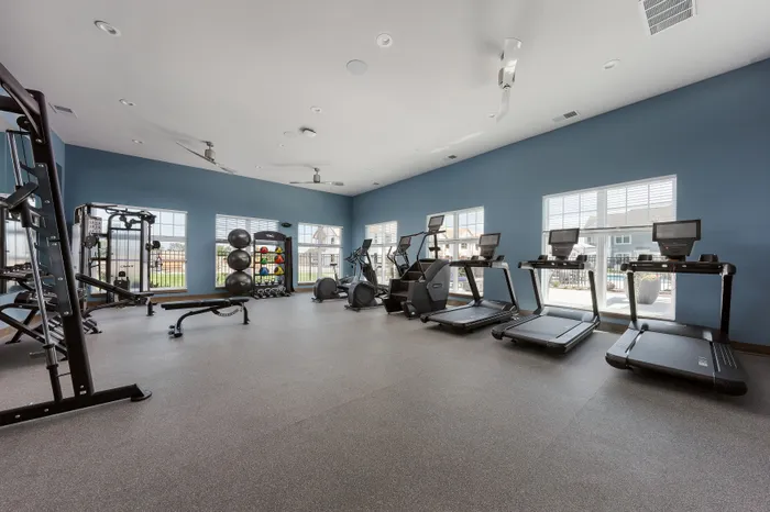 Apartment fitness center at Seasons at Spring Street