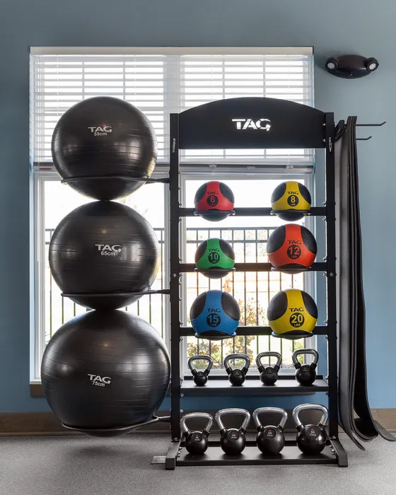 Apartment fitness center at Seasons at Spring Street
