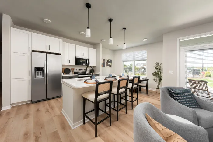 Seasons at Spring Street apartment kitchen