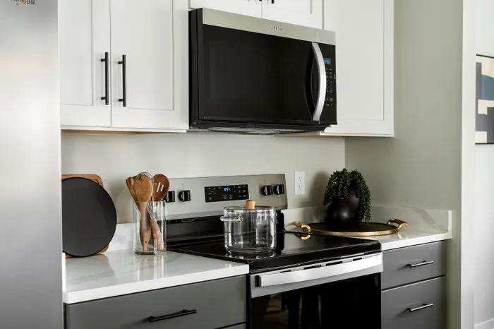 Seasons at Spring Street apartment kitchen