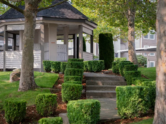 Walking Path to Mailboxes l Upscale Parkland Apartments for Rent l Tacoma, WA l Kensington Gate