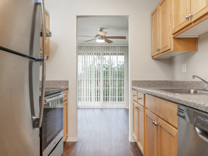 Stainless Steel Kitchen Appliances| Puyallup WA Apartments For Rent | Willow Hill