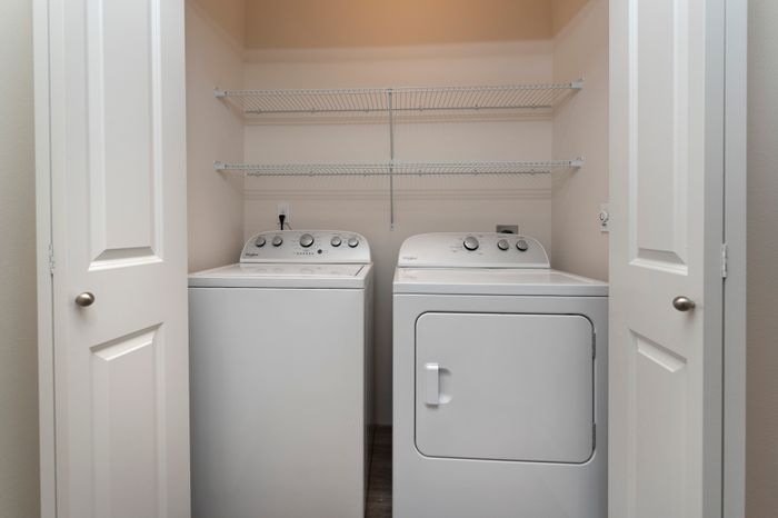 2x2 Laundry Closet l Luxury Apartments for Rent in Tacoma, WA l 1500 Orchard