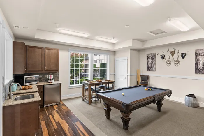 Community Game Room l Apartments for rent in Tacoma, WA l Tudor Village Apartments