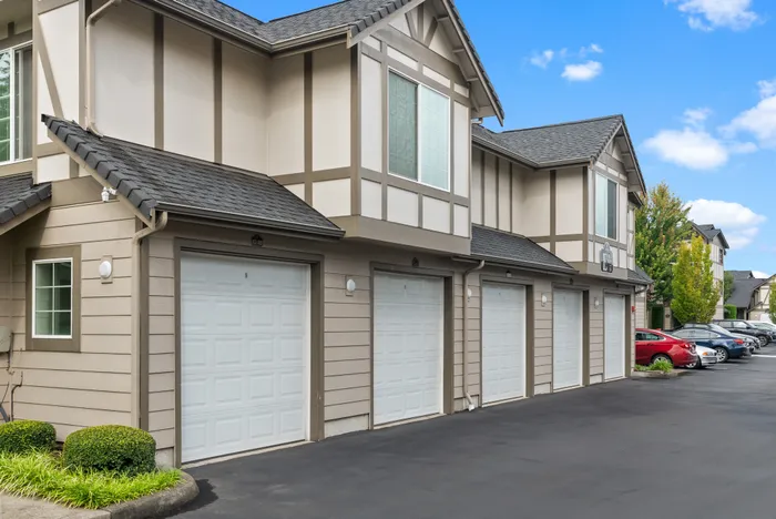 Carriage above Private Garage l Apartments for rent in Tacoma, WA l Tudor Village Apartments