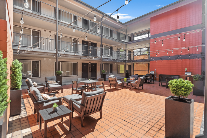 Residential Social Courtyard w/BBQ Area