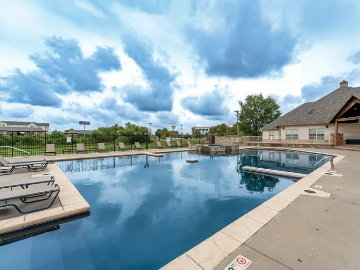 Coryell Courts Pool Looking West Springfield Missouri
