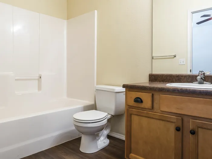 Martin Riley Studio Apartment Rentals Springfield Missouri Bathroom View