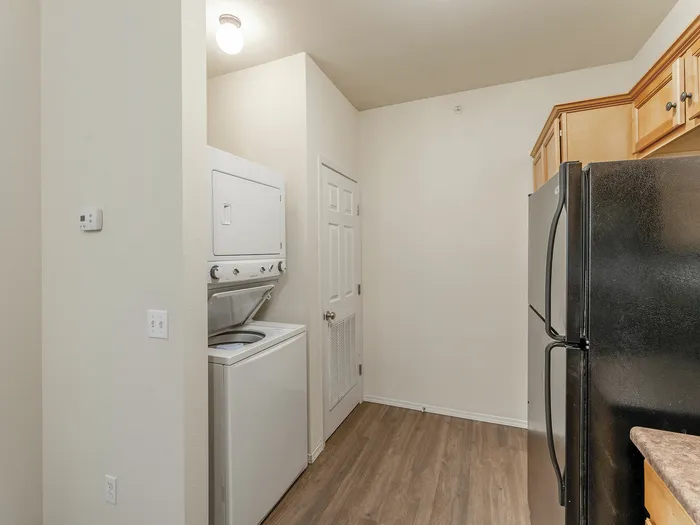 Martin Riley Studio Apartment Rentals Springfield Missouri Kitchen Entrance Laundry View