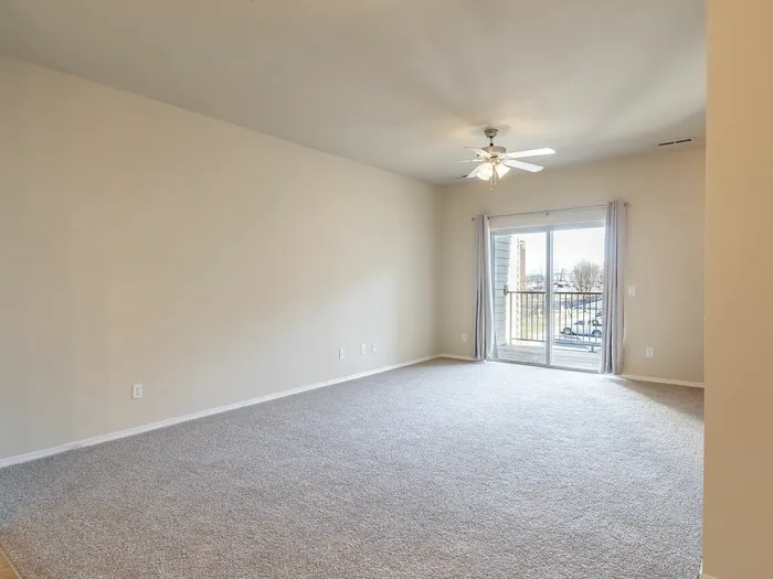 Coryell Courts Studio Lydia Phase One Living Room View