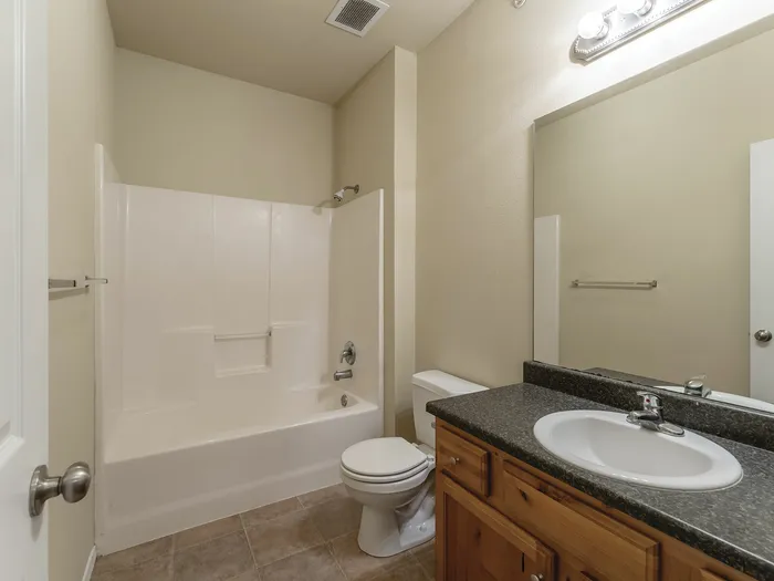 Coryell Courts Studio Lydia Phase One Bathroom View