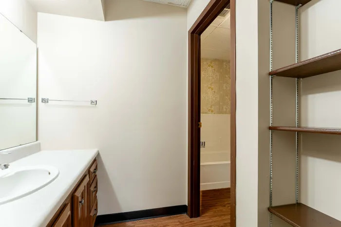 Regency-Towers-Apartments-Springfield-Missouri-One-Bedroom-B-Primary-Bathroom-View