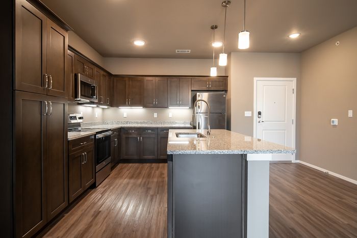 Promenade-Commons-Apartments-Rogers-Arkansas-Phase-Two-Two-Bedroom-Kitchen-Front-Entrance