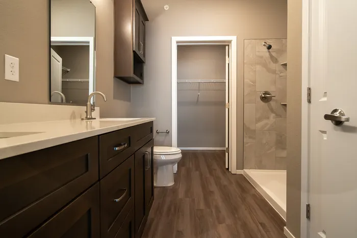 Promenade-Commons-Apartments-Rogers-Arkansas-Phase-Two-Two-Bedroom-Primary-Bathroom-Closet