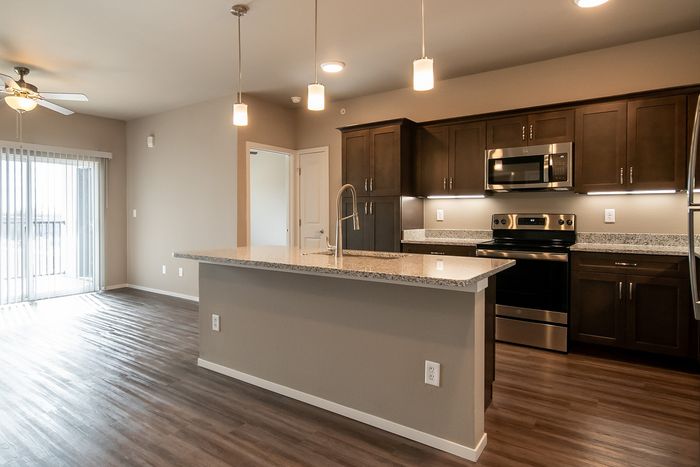 Promenade-Commons-Apartments-Rogers-Arkansas-Phase-Two-Two-Bedroom-E-Kitchen-Living-Room
