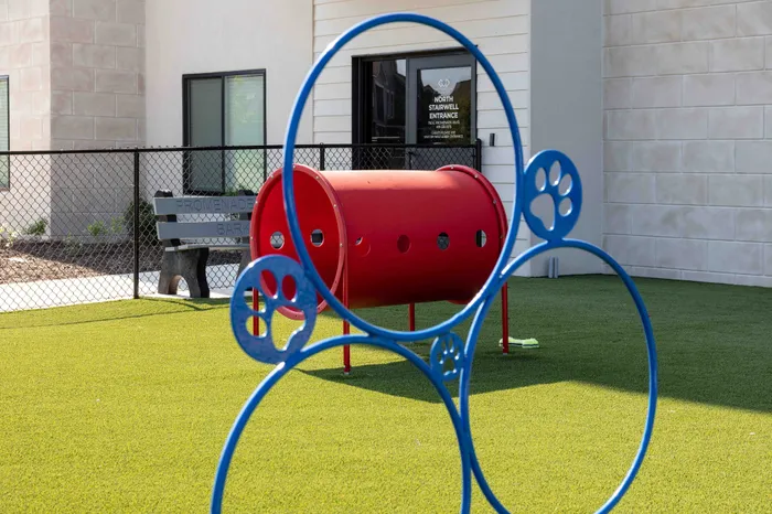 Promenade-Commons-Apartments-Rogers-Arkansas-Amenities-Phase-One-Dog-Park-Agility-Equipment