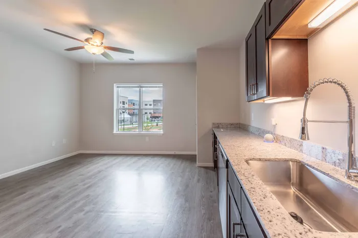 Union-Mill-Apartments-Wichita-Kansas-Studio-Home-Living-Space-Kitchen-View