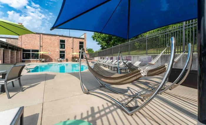Township-28-Apartments-Springfield-Missouri-Amenities-Saltwater-Pool-Side-Hammocks